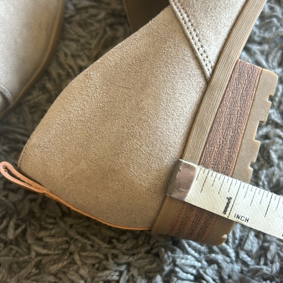 Dr Scholls Retrograde Loafers Shoes Womens 11M Tan Fabric Slip On Flats - Picture 11 of 11